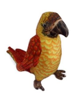 Obrázek z Papoušek červený plyš 30cm (100) (B 601781) 